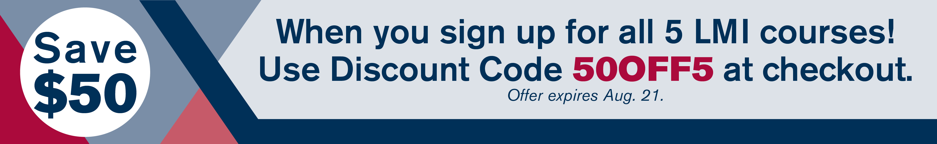 LMI Coupon 50OFF5